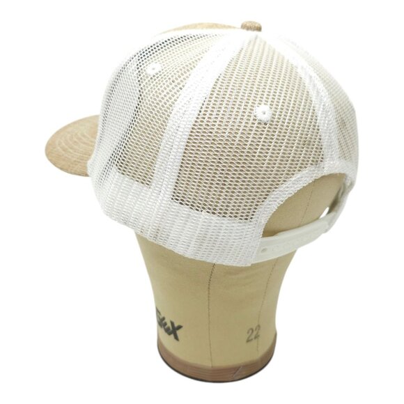 Perrier Embroidered Mesh Snapback Cap Canvas Structured Trucker Baseball Hat NEW - Picture 12 of 13